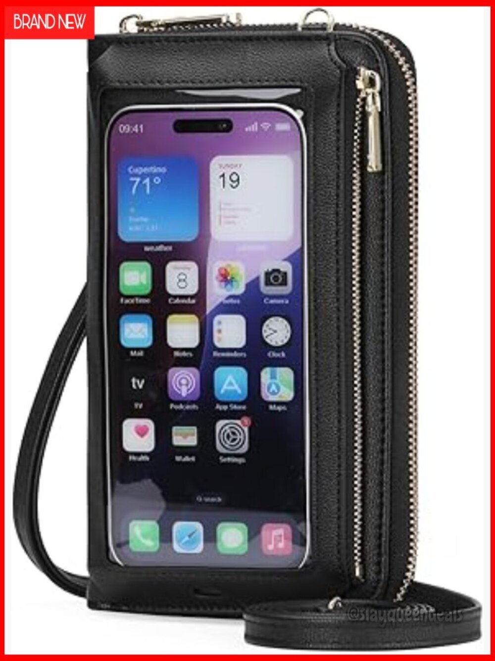 Small Crossbody Phone Purse with RFID Blocking, Adjustable Straps